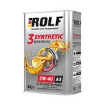 Честные отзывы о Масло ROLF 3-synthetic 5W40