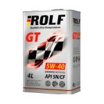 Честные отзывы о Моторное масло ROLF GT 5w40